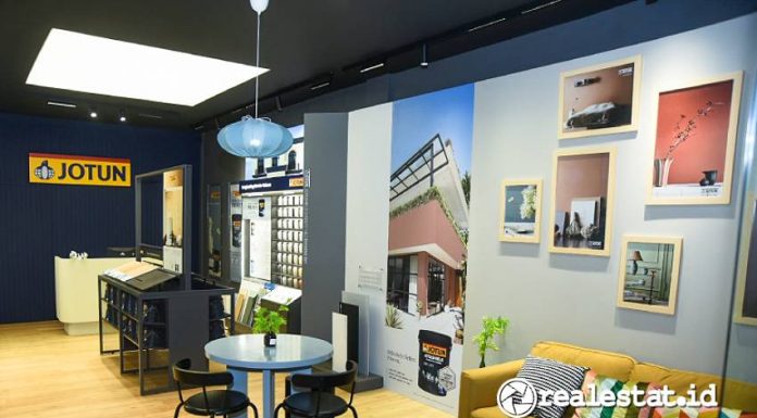 Tampilan interior Flagship Store Bandung, Jawa Barat. (Sumber: Jotun Indonesia)