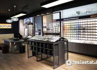 Tampilan studio di Jotun Flagship Store Samarinda yang dilengkapi dengan berbagai fitur interaktif-RealEstat.id
