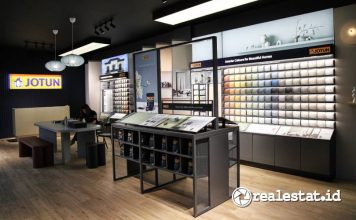 Tampilan studio di Jotun Flagship Store Samarinda yang dilengkapi dengan berbagai fitur interaktif-RealEstat.id