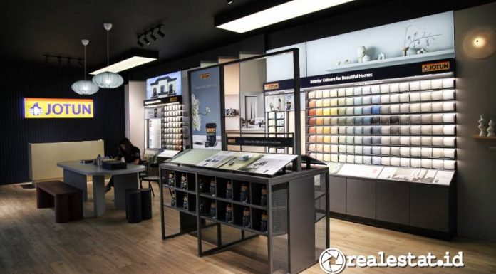 Tampilan studio di Jotun Flagship Store Samarinda yang dilengkapi dengan berbagai fitur interaktif. (Sumber: Jotun Indonesia)