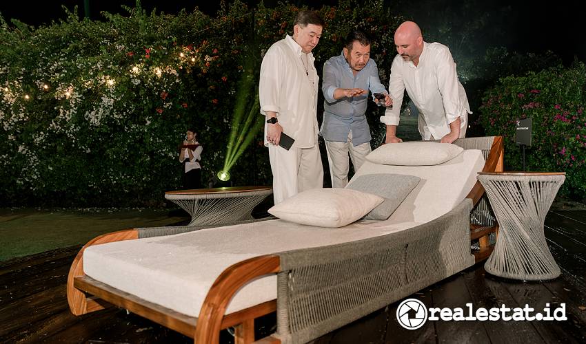 Peluncuran koleksi furnitur hospitality Sundara Series dari Vivere Group. (Sumber: Istimewa)