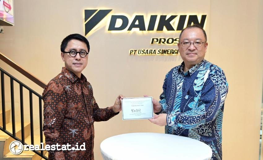 Daikin Proshop Showroom BSD City Tangerang Opening realestat.id dok