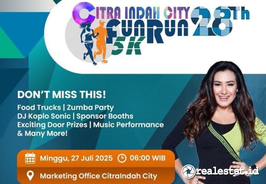Citra Indah City Fun Run 5K 2025 Ciputra Group realestat.id dok