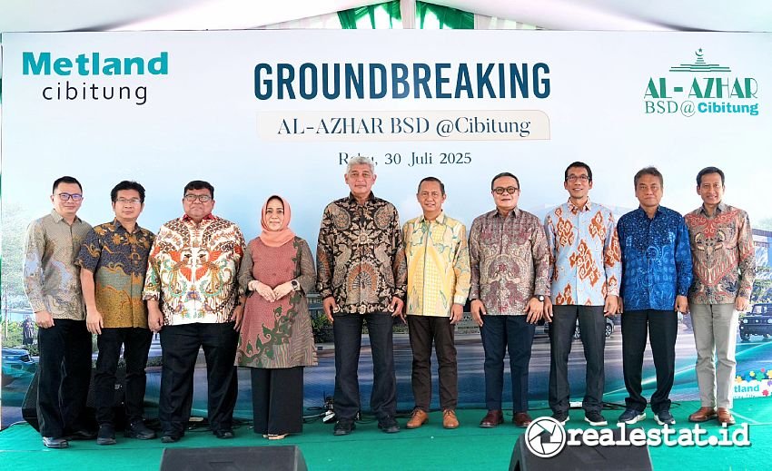 Groundbreaking Al Azhar BSD Cibitung Metland realestat.id dok