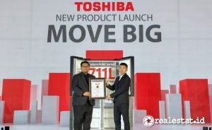 Lemari Es Kulkas 4 Pintu Toshiba Terbesar di Indonesia Asia Pasifik realestat.id dok