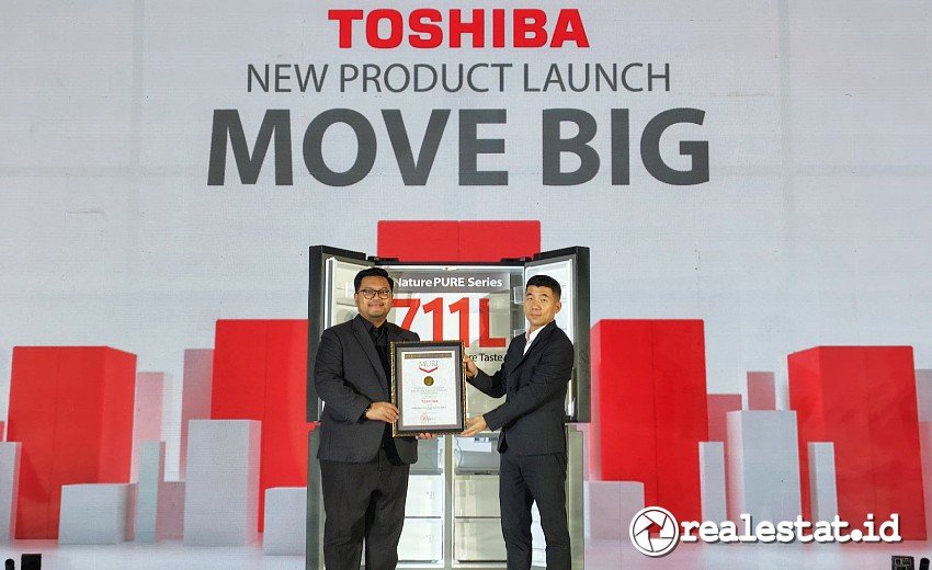 Lemari Es Kulkas 4 Pintu Toshiba Terbesar di Indonesia Asia Pasifik realestat.id dok