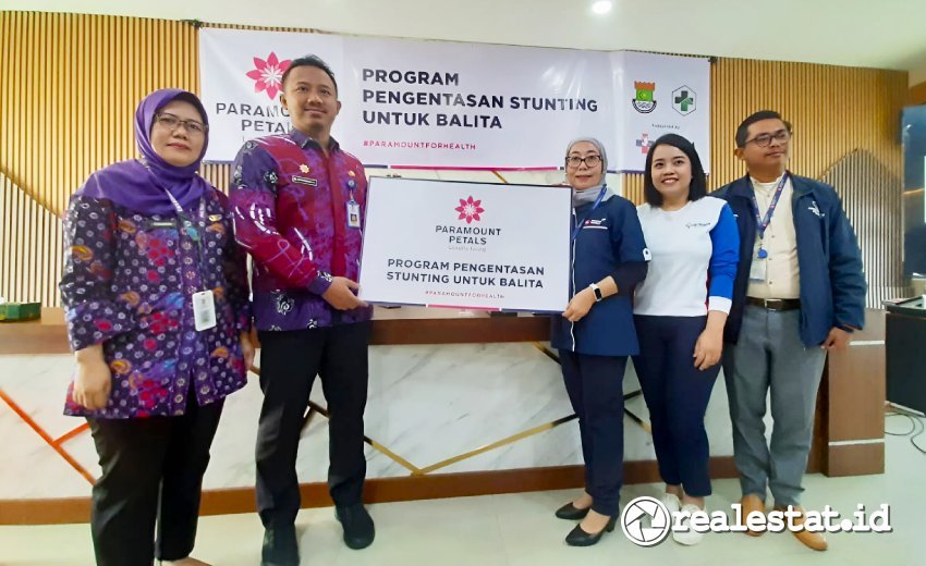 Program Pengentasan Stunting untuk Balita Paramount Petals Land Realestat.id dok