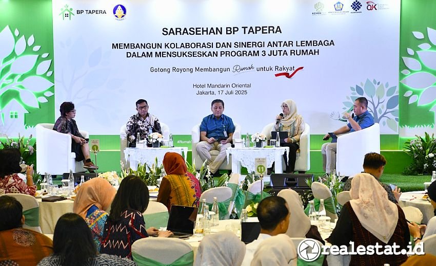 sarasehan bp tapera program 3 juta rumah sinergi realestat.id dok