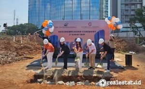 Groundbreaking Commune Courts Padel Ciputra International realestat.id dok