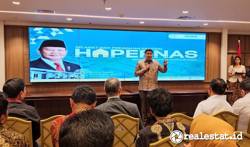 Hapernas 2025 Kementerian PKP Apresiasi realestat.id dok
