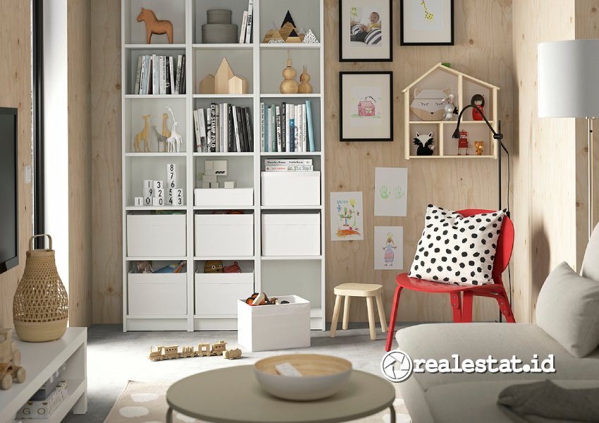 Cara decluttering rumah dengan menggunakan Solusi penyimpanan praktis IKEA-RealEstat.id
