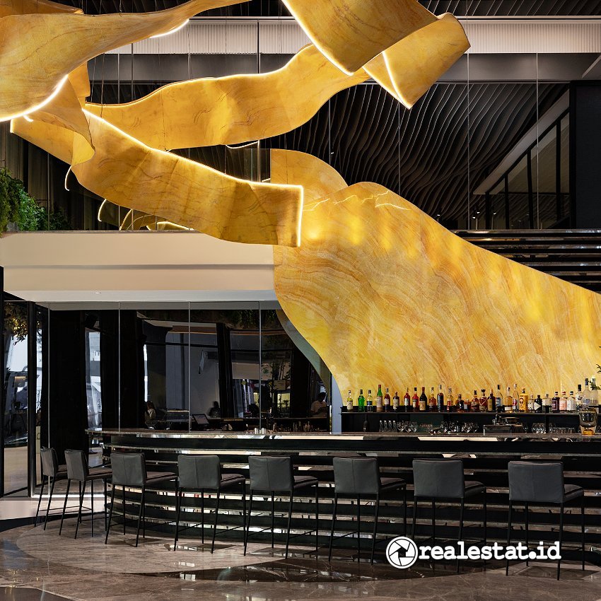 Showroom marmer Stone Experience Center di Indonesia dilengkapi area bar dan lounge-RealEstat.id