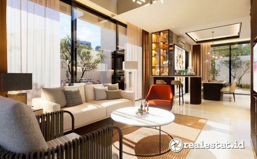 Interior rumah Portico creek lake vista shila at sawangan realestat.id dok