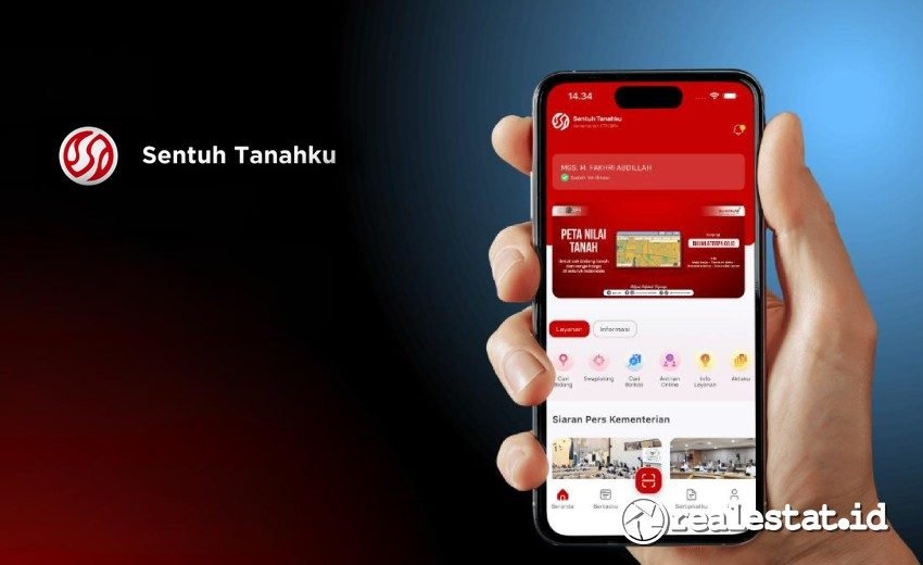aplikasi sentuh tanahku atr/bpn tanah pertanahan realestat.id dok
