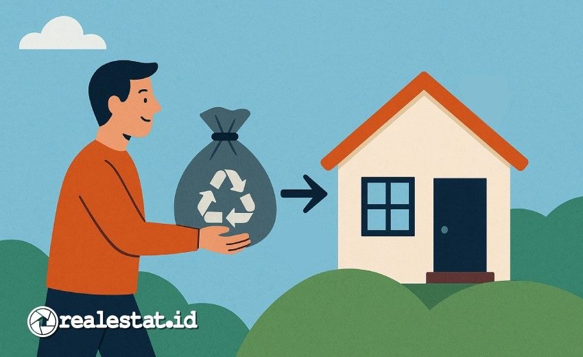 tukar sampah cicilan kpr rumah bank btn realestat.id dok