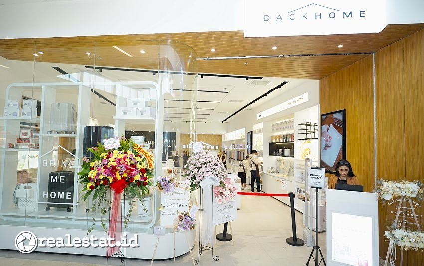 Gerai fast retail BACKHOME Grand Opening BXC Bintaro Xchange realestat.id dok