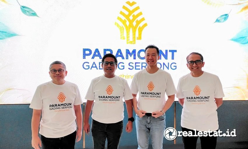 Peluncuran identitas logo tagline Paramount gading serpong realestat.id dok