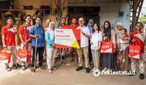 Program donasi lampu LED AZKO Berbagi Cahaya-RealEstat.id