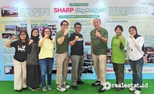 Sharp Indonesia Greenerator satu dekade 10 sepuluh tahun realestat.id dok