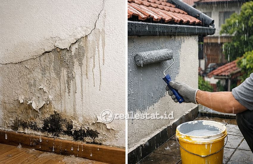 cat waterproof anti bocor terbaik untuk tembok rumah-RealEstat.id