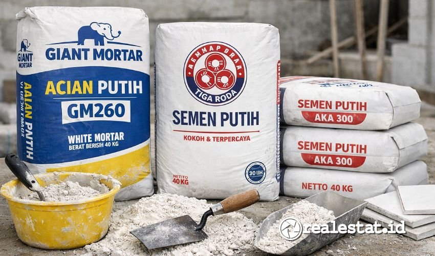 Daftar harga semen putih terbaru 2026-RealEstat.id