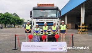 KALISTA Nusatama Toyota Tsusho Indonesia Truk Kontainer Listrik realestat.id dok