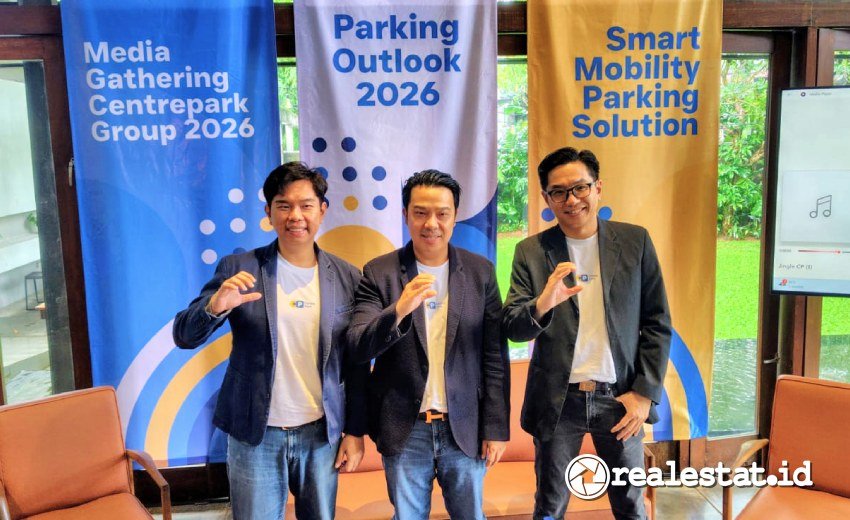 Media gathering centrepark 2026 parkir perparkiran realestat.id dok