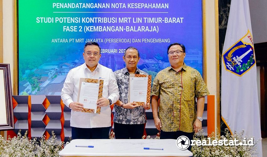 MoU Metland Cyber Puri MRT Jakarta Timur Barat realestat.id dok