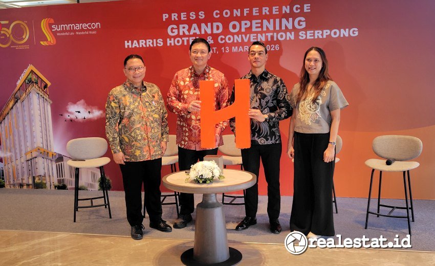 Grand Opening Pembukaan Harris Hotel Convention Summarecon Serpong realestat.id dok