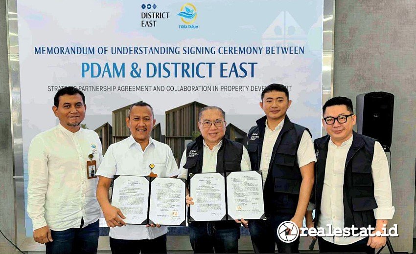 MoU District East Karawang Perumdam Tirta Tarum PDAM realestat.id dok