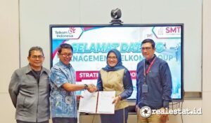 MoU Sinar Mas Land Telkom Indonesia BSD City 5G Fiber Optik realestat.id dok