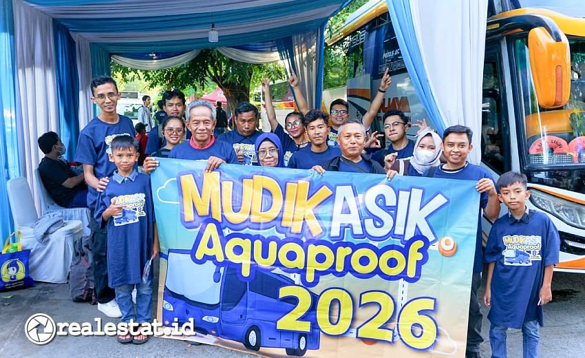 Mudik Asik Aquaproof Lebaran 2026 #HangatnyaRamadan realestat.id dok