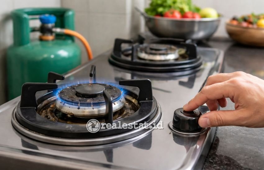 Penyebab kenapa kompor gas tidak mau menyala-RealEstat.id