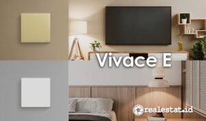 Sakelar dan stop kontak modern Schneider Vivace E-RealEstat.id