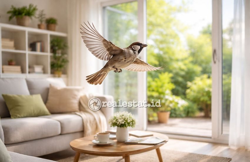 pertanda arti burung masuk rumah menurut primbon, pandangan islam dan ilmiah-RealEstat.id