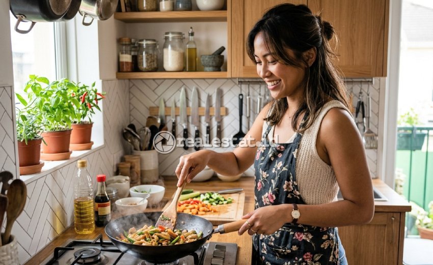 Dapur Minimalis Fungsional Rumah Tipe 36 45 realestat.id dok