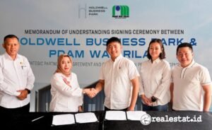 Holdwell Business Park bandar lampung PDAM air minum bersih realestat.id dok