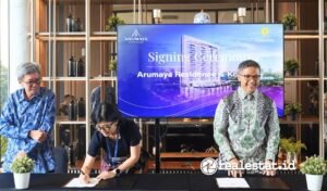 Prosesi Signing Ceremony di Arumaya Residences oleh Astra Land Indonesia dan Kozystay-RealEstat.id