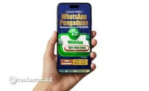 WhatssApp Kanal Pengaduan Pertanahan Digital ATR_BPN realestat.id dok