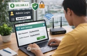 cara mengganti password wifi oxygen-RealEstat.id