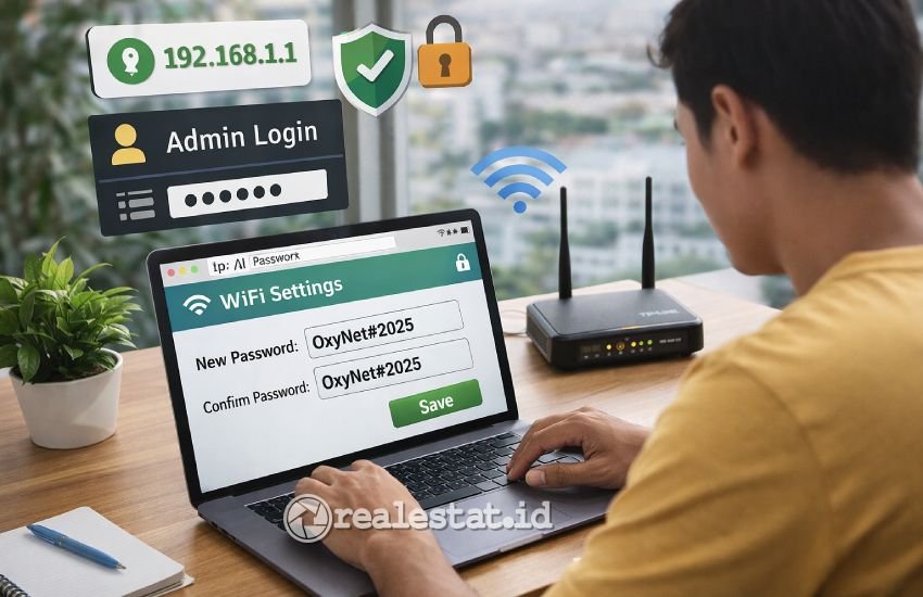 cara mengganti password wifi oxygen-RealEstat.id