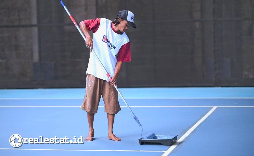 cat nippon paint sportskote sertifikasi itf realestat.id dok
