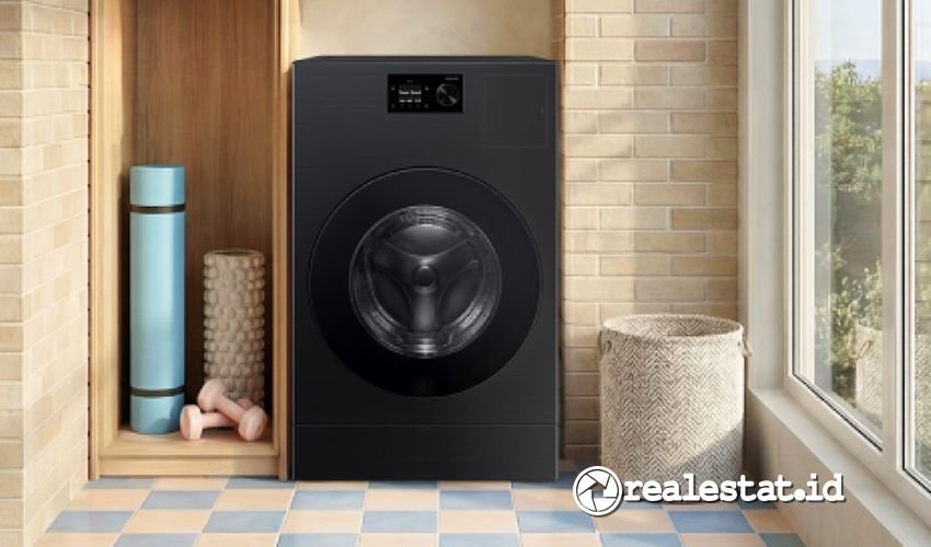 mesin cuci AI Samsung Bespoke Laundry Combo-RealEstat.id