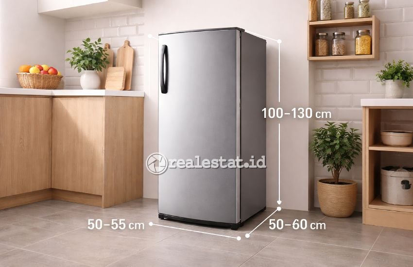 ukuran kulkas 1 pintu-RealEstat.id
