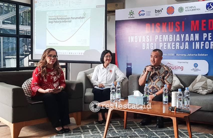 Alfian Arif, Direktur Kerjasama dan Kebijakan Pembiayaan BP Tapera menjelaskan KPR pekerja informal-RealEstat.id-Adhitya Putra