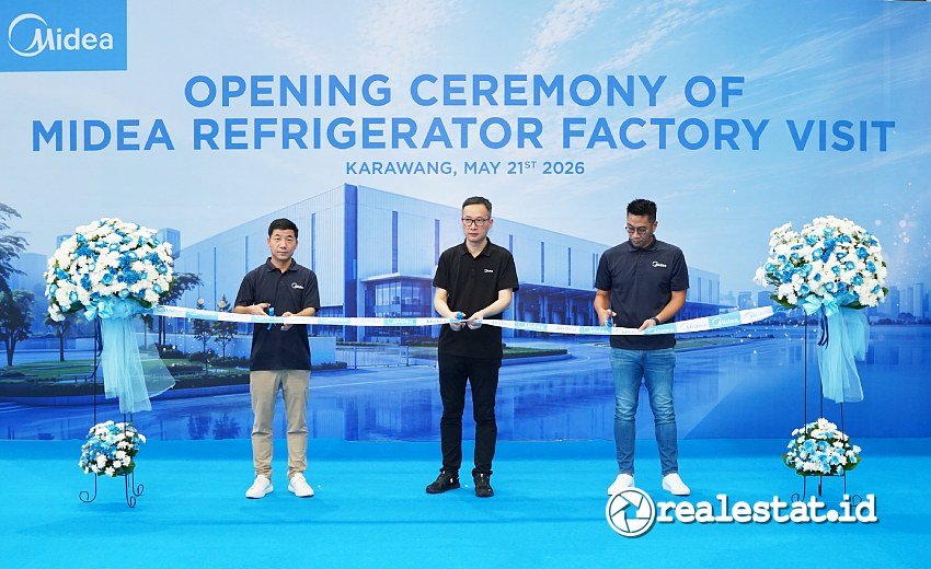 Pabrik Kulkas Terbesar di Indonesia Midea Karawang realestat.id dok