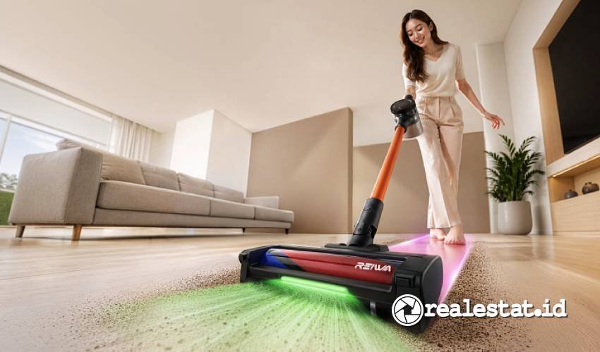 REIWA Stick Vacuum Cleaner-RealEstat.id