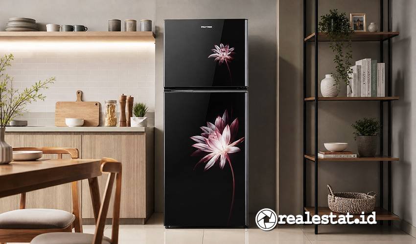 kulkas Polytron 2 pintu tanpa bunga es-RealEstat.id
