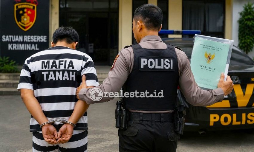 melaporkan memberantas mafia tanah atr bpn realestat.id dok