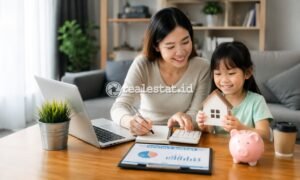 menabung Investasi properti rumah ibu perempuan istri realestat.id dok